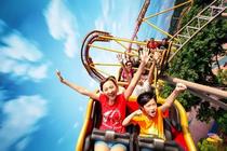 Happy printing short video automatic shooting software roller coaster glass water slide drifting grass editing video system