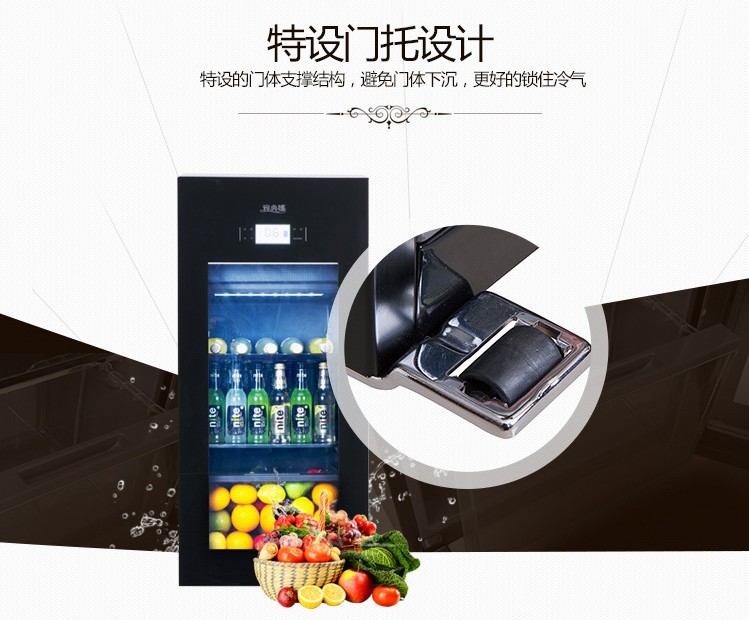 tủ ướp rượu vang feren MeiLing Meiling JC-128BZES Trà gia dụng Tủ lạnh Ice Bar Mẹ và em bé Tủ đông kinh doanh Tủ lạnh Tủ rượu - Tủ rượu vang tủ bảo quản rượu vang gia đình