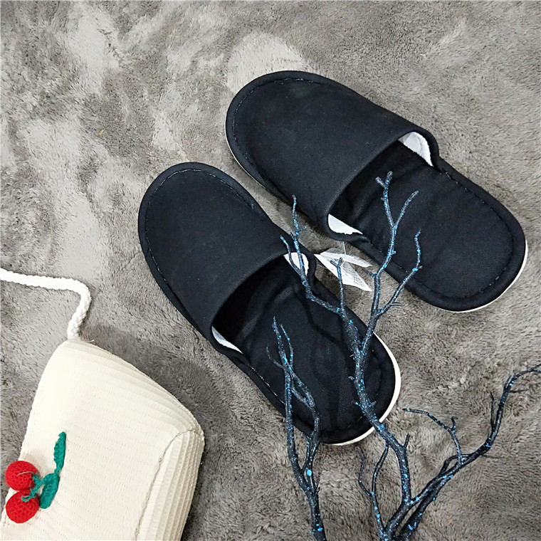 Dép đi trong nhà Nam và nữ dép vải trong nhà siêu nhẹ sàn gỗ không trơn trượt đáy phẳng kéo - kệ giải phóng mặt bằng 1-2 dép gucci nam