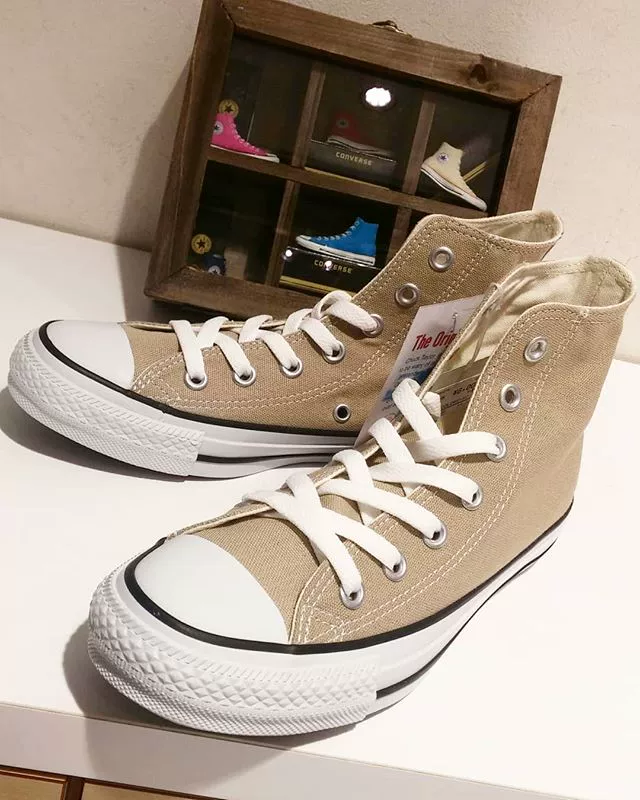 Kích thước nhỏ Nhật Bản CANVAS TẤT CẢ MÀU SẮC NGÔI SAO Giày vải converse