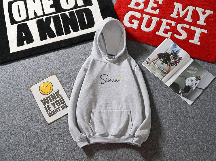 Áo len nam mùa thu 2017 mới cho học sinh hoodie trùm đầu cộng với áo khoác nhung dày phiên bản Hàn Quốc của xu hướng quần áo nam ao hoodie