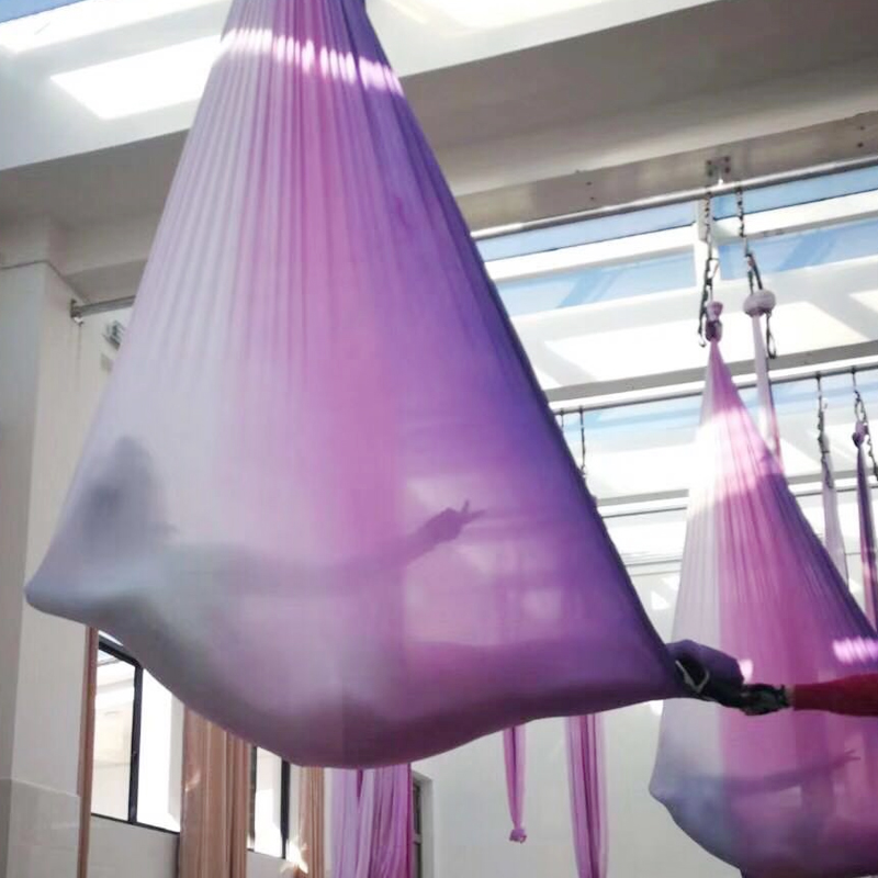 Special high-altitude aerial yoga bed Home yoga Micro-stretch sling sling Yoga stretch belt for yoga studio