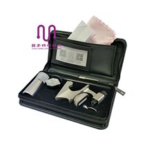 Diamond Waist Code Mirror Detection Kit Jewel Appraisal Black Leather Bag Tool Kit Cut Work Magnifier Nipper Wipe Drill Cloth