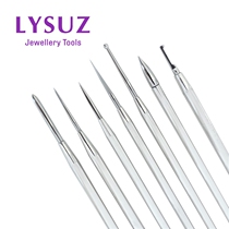 Tungsten steel polishing pen steel calender gold and silver platinum ball mirror gloss high brightness jewelry making processing tools