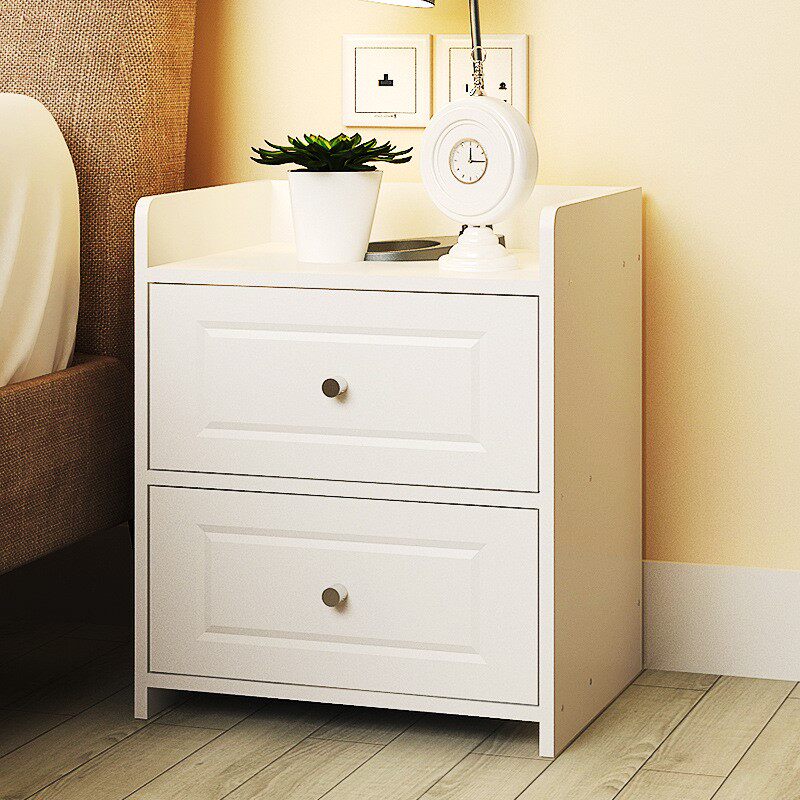 Simple bedside table bedroom storage cabinet simple modern drawer bedside cabinet economical locker