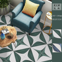 Dark green Moroccan tile B & B restaurant Floor tile balcony kitchen bathroom non-slip brick background wall tile 200mm