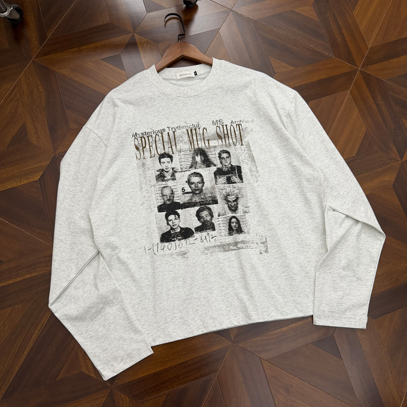 Curpopp Solona Cool-Feeling Character Print Long-Sleeve T-Shirt for Men, American Street Style Vintage Cool Top Curpopp Solona Cool-Feeling Character Print Long-Sleeve T-Shirt for Men, American Street Style Vintage Cool Top
