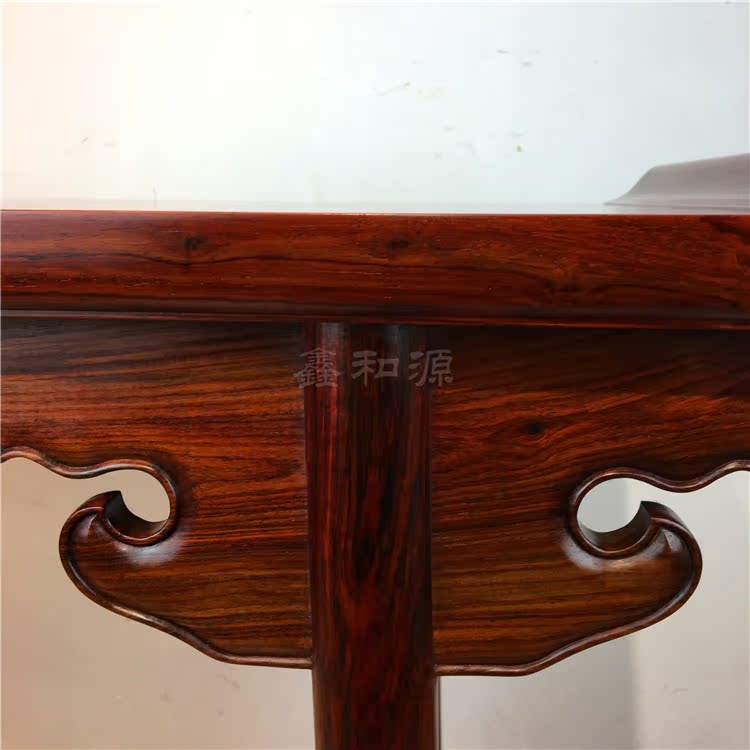 Wang Shizhen, gỗ hồng đỏ, chuck, squat, hộp ngồi xổm, gỗ hồng mộc Sian, đồ gỗ gụ kiểu Ming - Bàn / Bàn bàn ăn gỗ nguyên khối