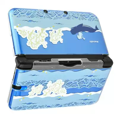 And color beauty musubbi 3dsl 3DSXL 3DSXL transparent Protective case crystal Protective case WSB0494 sea and air