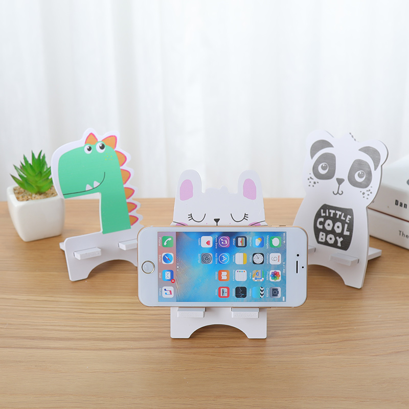 Creative Cartoon Mobile Phone Holder mobile phone frame Custom Inlogo Bedroom desktop Portable bedside bracket See TV Divine Instrumental