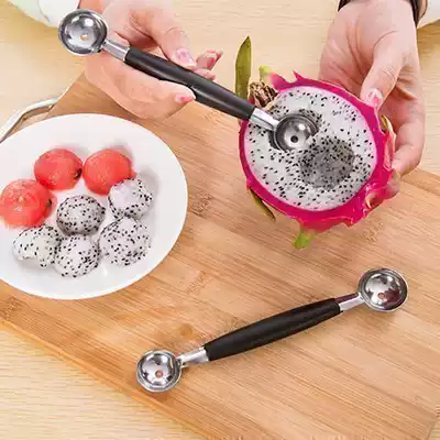 Ice cream spoon ball digger custom printing logo ice cream spoon watermelon ice cream spoon ball ball spoon ball spoon