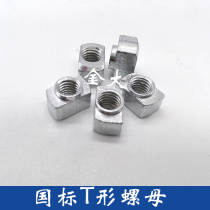 National Label 3030 4040T type nut T head nut industrial assembly line aluminium profile fastener special nut