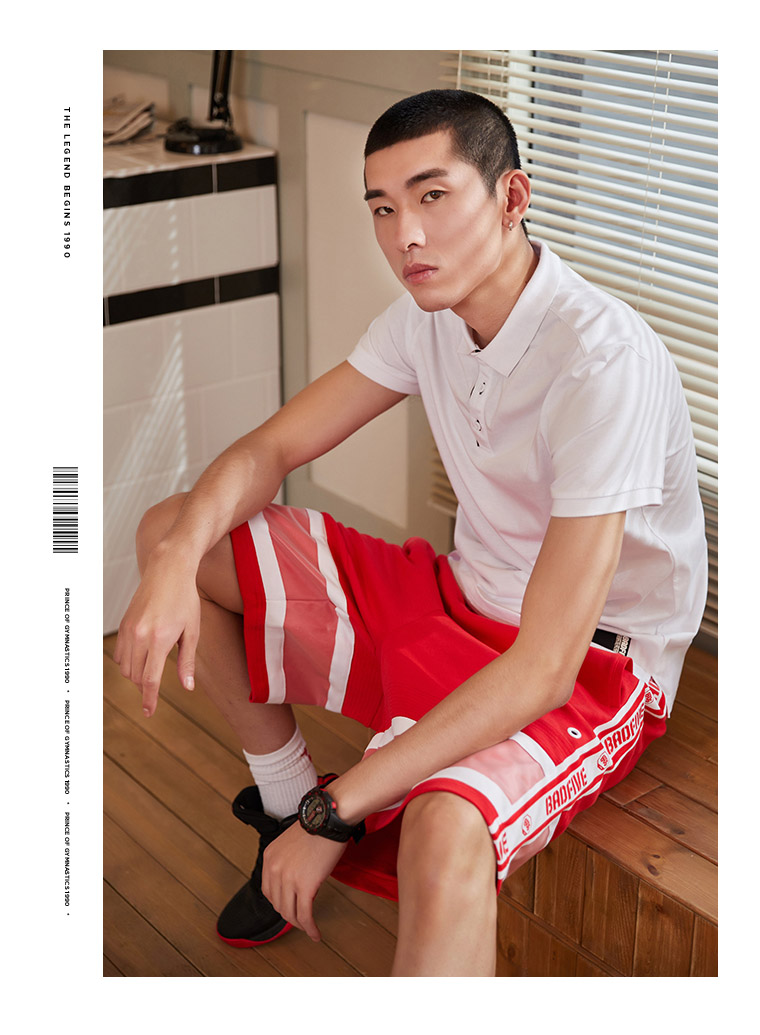 Áo thun ngắn tay Li Ning 2019 hè nam mới bóng rổ thoáng khí ve áo đan áo sơ mi POLO giản dị APLP039 - Áo polo thể thao áo phông nam polo