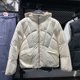 Li Ning Down Jacket 2023 ລະດູຫນາວຜະລິດຕະພັນໃຫມ່ກິລາ Lifestyle ຊຸດແມ່ຍິງ Duck Down Short Down Jacket AYMT110