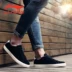 Li Ning giày nam giày thể thao xu hướng mùa hè thời trang da lộn thoáng khí giày thể thao giày vải thể thao ALCK079 - Dép / giày thường