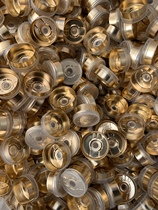 20mm electroplated cap aluminum-plastic combination cap snap-top bottle matching aluminum-plastic cap electroplated aluminum-plastic cap for vials