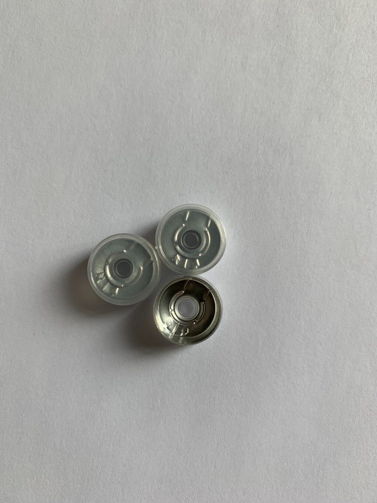 13mm transparent aluminium plastic cover glossy aluminium plastic cover freeze-dried vaccine bottle with combined cover