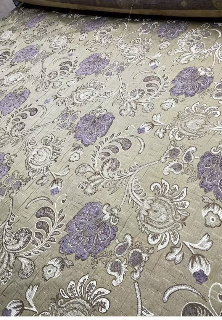 Nhà máy sản xuất trực tiếp cổ phiếu vải sofa chenille châu Âu và Mỹ Hướng dẫn sử dụng sản phẩm DIY Xử lý giải phóng mặt bằng vải tweet
