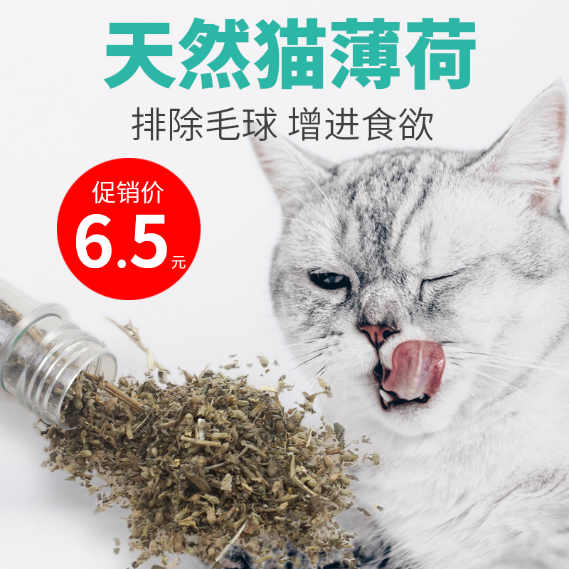 Catnip removes hair balls and cleans the mouth Catnip grass powder promotes digestion cat grass cat snacks