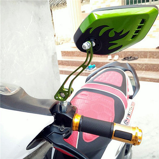 Xe máy điện xe hơi chuyển đổi gương chiếu hậu WISP gương Qiaoge gương tốc độ xem gương phía sau gương stereo mua gương xe máy