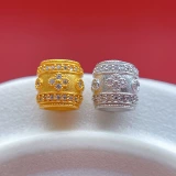 Аксессуар, браслет из кварца в форме цветка, кварц, серебро 925 пробы, DIY