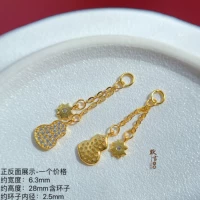 SA5638 [роскошная удлиненная цепочка с инкрустацией тыквы] одинарный