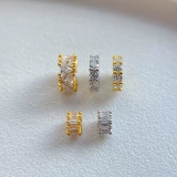 Аксессуар, браслет из кварца, кварц, бусины, прокладка, серебро 925 пробы, микроинкрустация, DIY