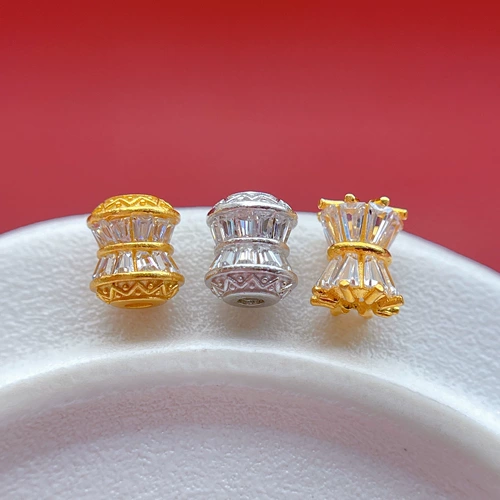 Аксессуар, браслет из кварца в форме цветка, кварц, серебро 925 пробы, DIY