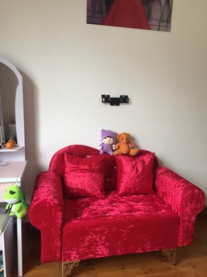 Châu Âu vải chaise longue triple double sofa tiết kiệm không gian nhỏ beanbag phòng ngủ cho thuê cửa hàng - Ghế sô pha sofa bệt