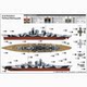 Sichuan and Chongqing Model Ship 1/350 H-Class Battleship H39 Model Wooden Deck Metal Gun Barrel Trumpeter 05371
