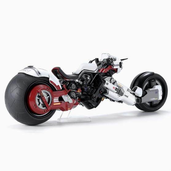Spot Meng Assembled Spirit Cage Mt-010S Tilt-Type Double Front Wheel Full Drive Motorcycle 1/9 Yuese Version