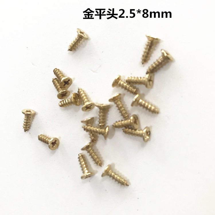 Photo frame hook screw gold silver color black sunk head self tapping nail board screws 2 5 * 6 2 5 * 8 3 * 10-Taobao