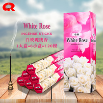 GR Indian incense White Rose{large box}White Rose original imported handmade floral incense incense line incense 835