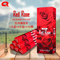 GR Indian incense red rose{large box}RedRose original imported handmade home aromatherapy incense incense line incense 300