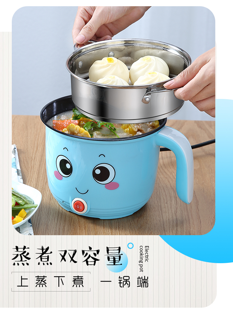xửng hấp xôi mini Máy nấu trứng hấp trứng tự động tắt hộ gia đình máy hấp trứng nhỏ cháo nhân tạo nấu cháo mì - Nồi trứng 	ca nấu mì đa năng mishio