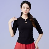 Ретро танцующие женские часы, костюм, лонгслив, спортивная одежда, китайский стиль