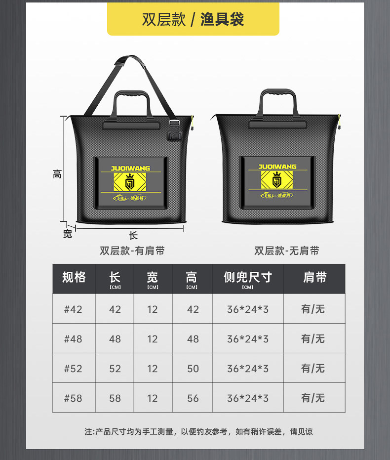 Барсетка, универсальная льняная сумка, водонепроницаемая складная портативная система хранения, увеличенная толщина Giant fin King 