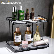 Silicon Algae Mud Toilet Toilet Toilet Bathroom bathroom table Cosmetic Intake Wash Wash Bench double shelf Shelf Toothbrush Holder