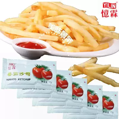 Hubi Yilin Tomato Sauce 10g*600 packs of French fries sauce packets of ketchup snack dipping sauce