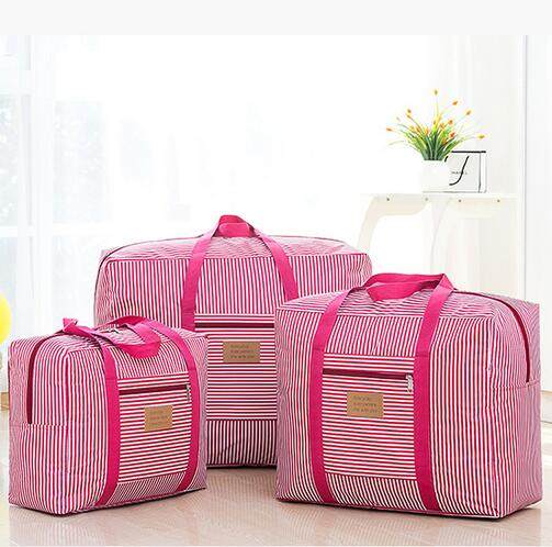 Travel Bag Carry-on Woman Portable Folding Containing Bag Portable Luggage Bag Fitness Bag Men's Sleeve Pull-Lever Suitcase