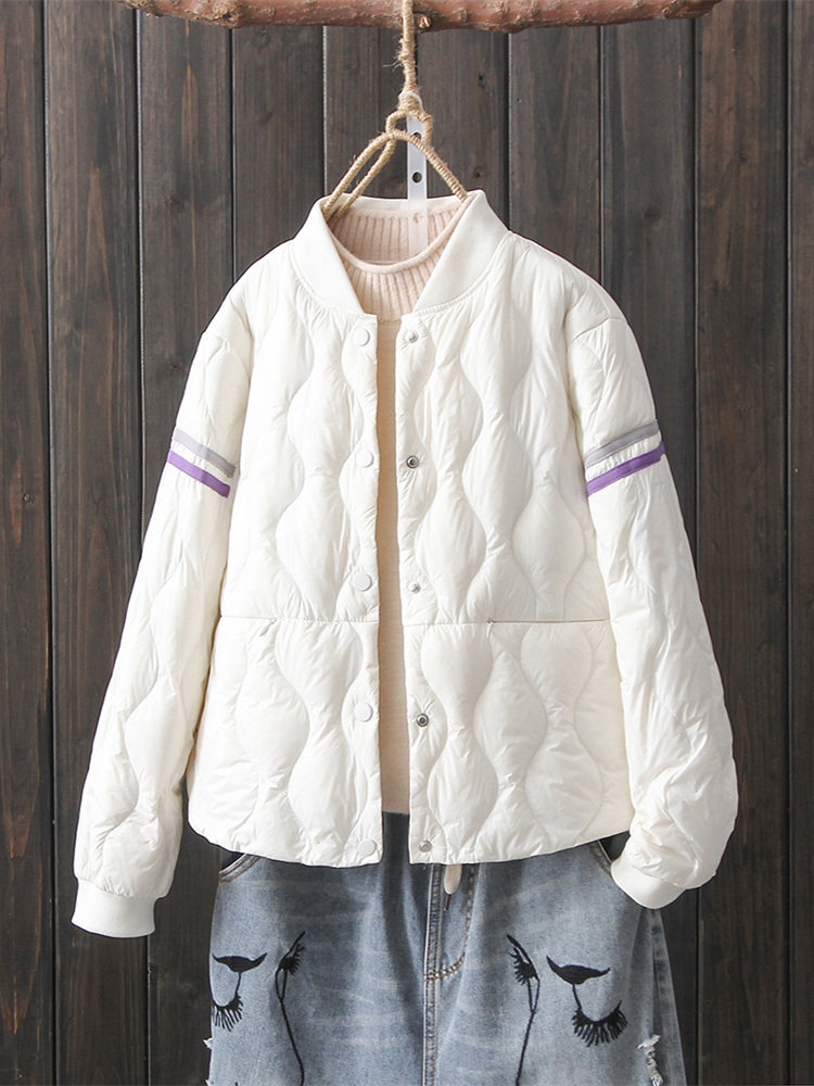 European station Korean version of the explosion loose autumn and winter light down jacket women's short 2020 new fashion thin coat tide