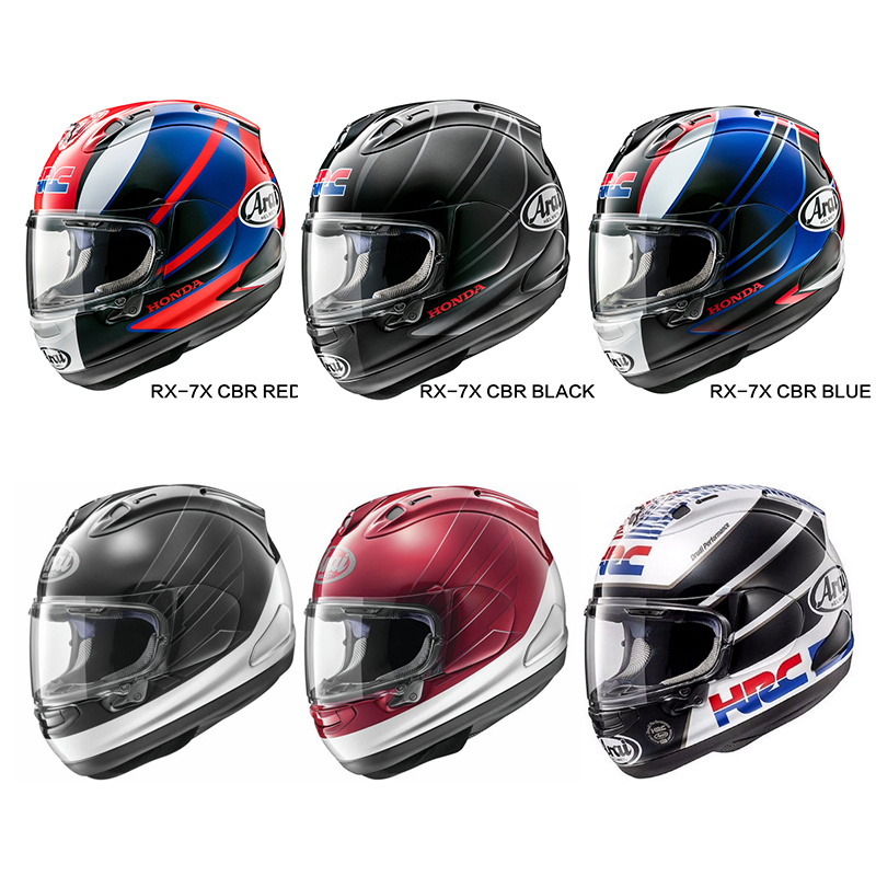 Original Loaded Import Spot Arai RX-7X Honda Commemorative Edition Limited Edition Locomotive Safety Helmet