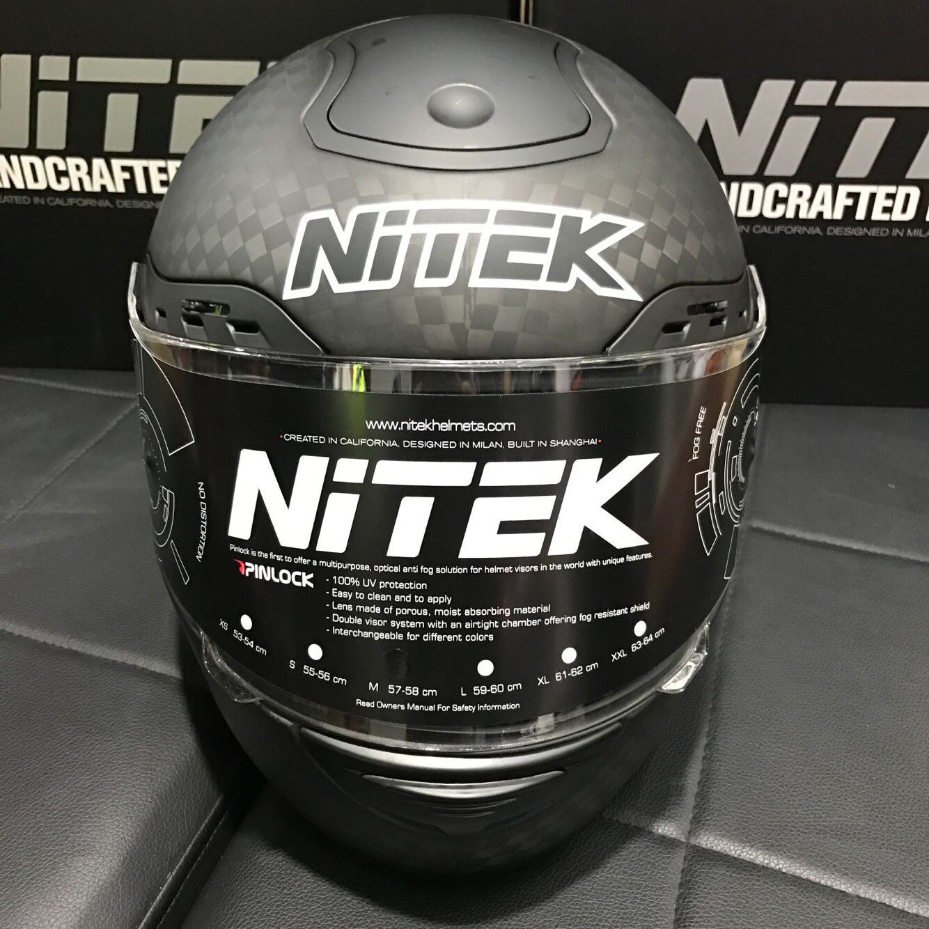 [USD 793.57] Original NITEK P1 Carbon Fiber Motorcycle Helmet MOTOGP