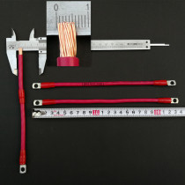  Electric tricycle battery cable 10 square pure copper soft core cable Battery series cable cable