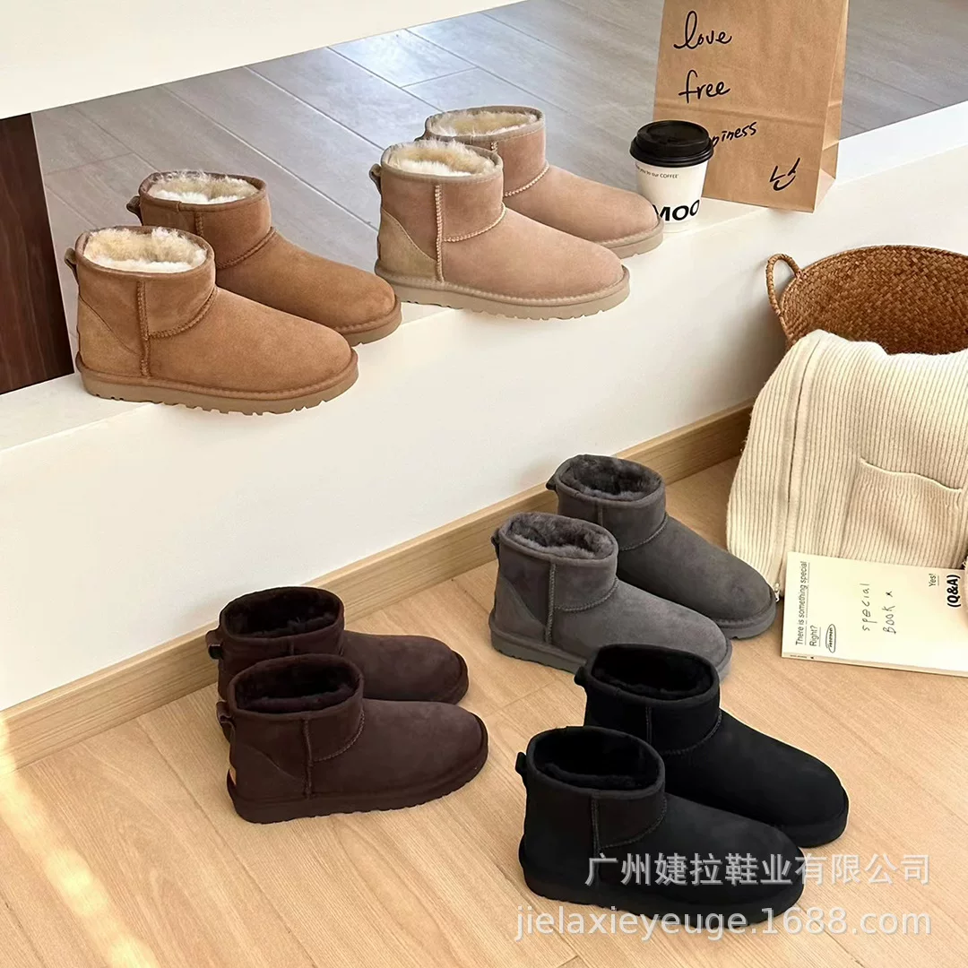 Первые базовые снегоступы LOUTISUGG Campaigne Wool Tomited Boots Женские ботинки хлопковая обувь Loutiѕugg