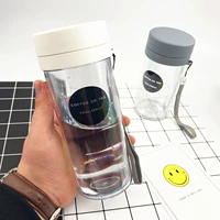 Простота корейская студенческая чашка водяной чашки Портативное разделение чая