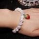 Sang trọng Shambhala Áo Séc Bracelet Bracelet dễ thương đất sét mềm Crystal Crystal Ball Ball Bracelet Bracelet - Vòng đeo tay Cuff vòng phong thủy