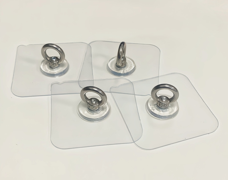 Strong Adhesive Hooks, No-Drill, Traceless, Adhesive Stickers, Waterproof, Nail-Free Ceiling Ring Patches