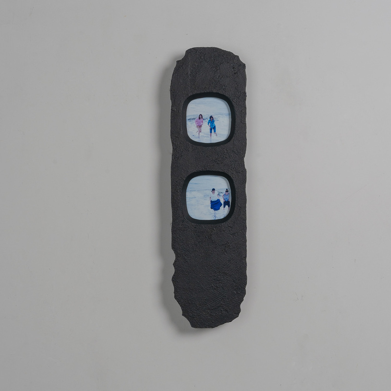 Shanli Original Design Black Handmade High Quality Special Texture Art Painting Decorative Picture Frame Photo Frame