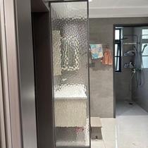 Water Cube tempered art glass partition screen living room entrance door bedroom shower room bathroom half wall
